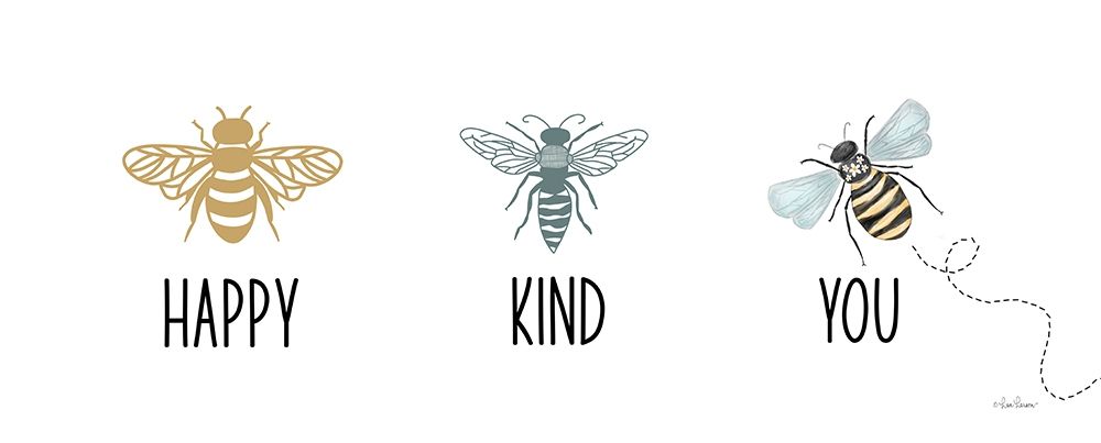 Bee Happy-Bee Kind-Bee You art print by Lisa Larson for $57.95 CAD