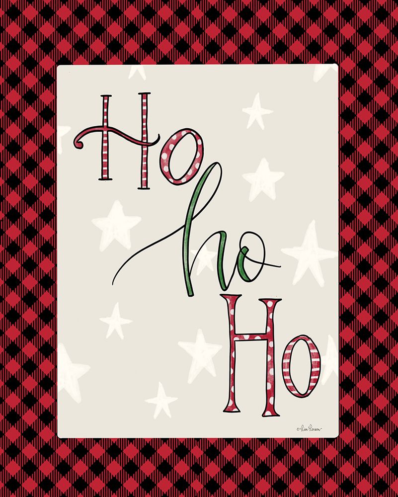 Ho Ho Ho art print by Lisa Larson for $57.95 CAD
