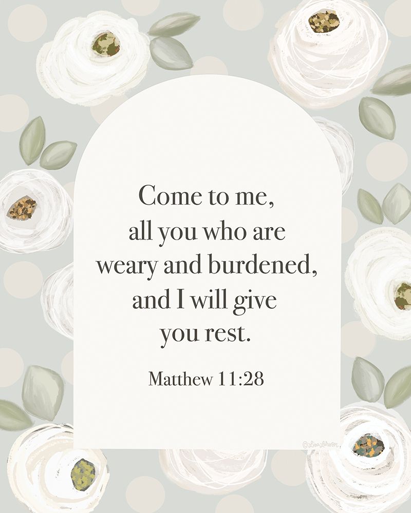 I Will Give You Rest art print by Lisa Larson for $57.95 CAD