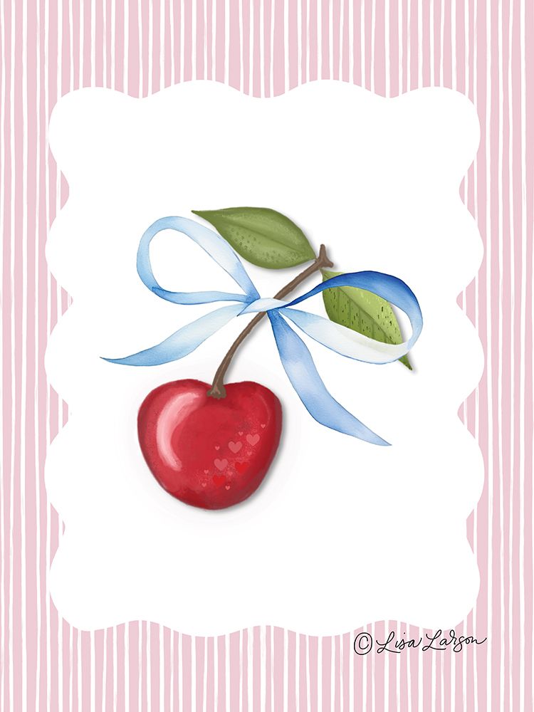 Cherry Love II art print by Lisa Larson for $57.95 CAD