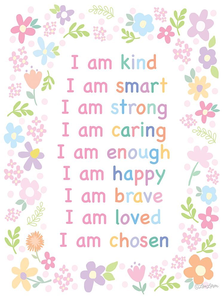 I Am Kind art print by Lisa Larson for $57.95 CAD