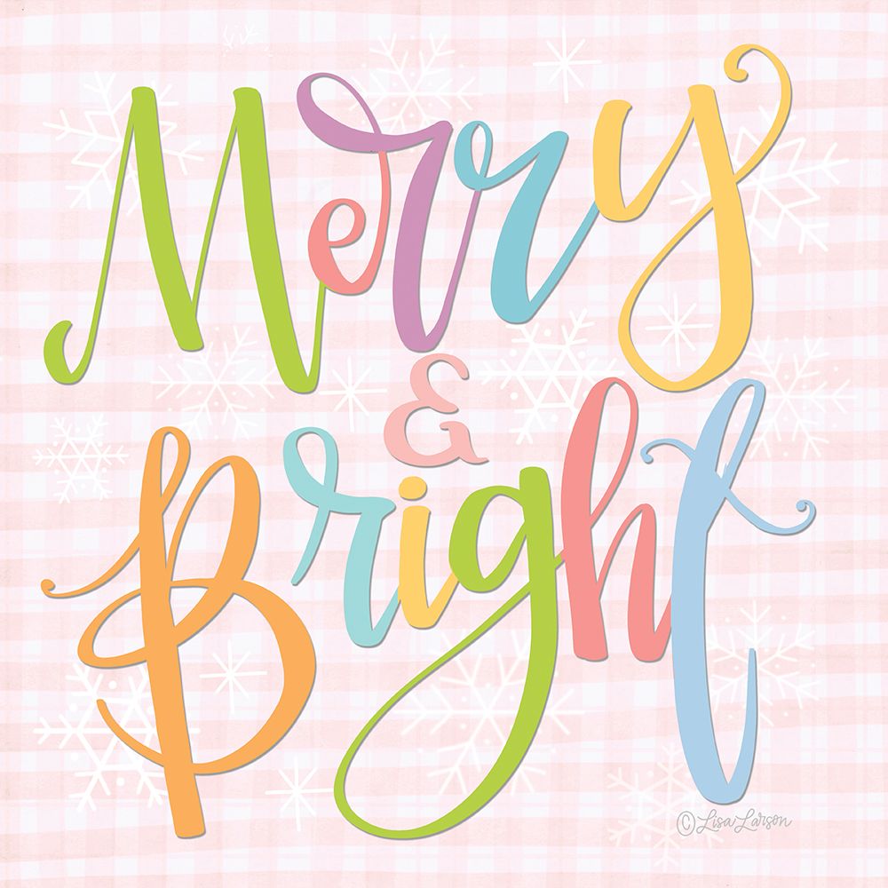 Merry And Bright art print by Lisa Larson for $57.95 CAD