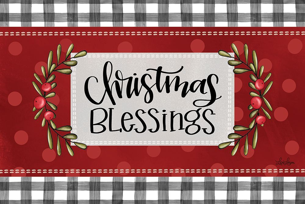 Christmas Blessings art print by Lisa Larson for $57.95 CAD