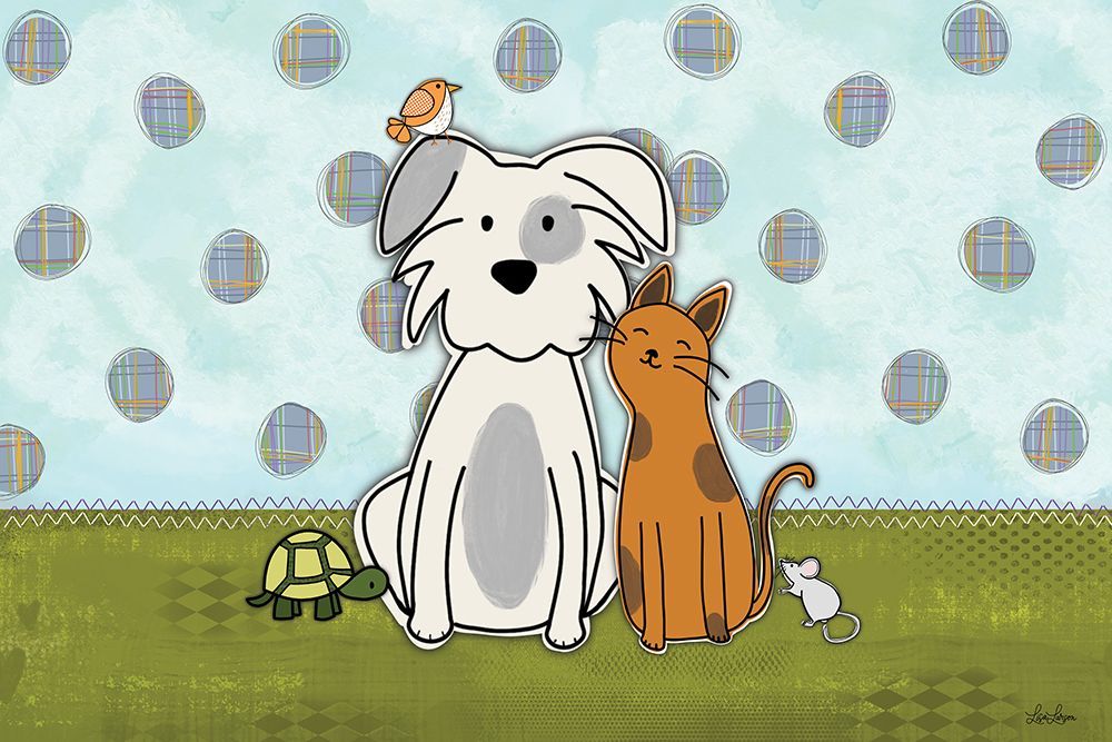 Best of Friends art print by Lisa Larson for $57.95 CAD