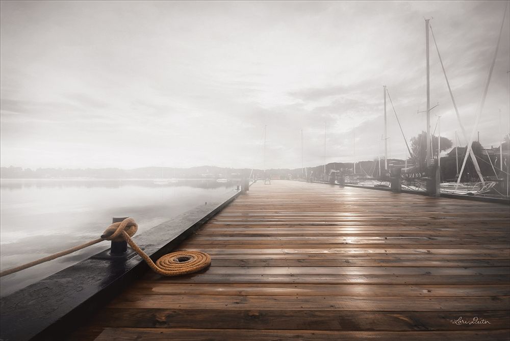 Newport Dock I art print by Lori Deiter for $57.95 CAD