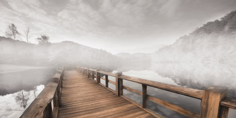 Lake Cherokee Dock art print by Lori Deiter for $57.95 CAD
