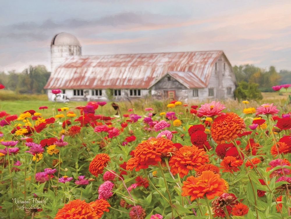 Vermont Flowers art print by Lori Deiter for $57.95 CAD