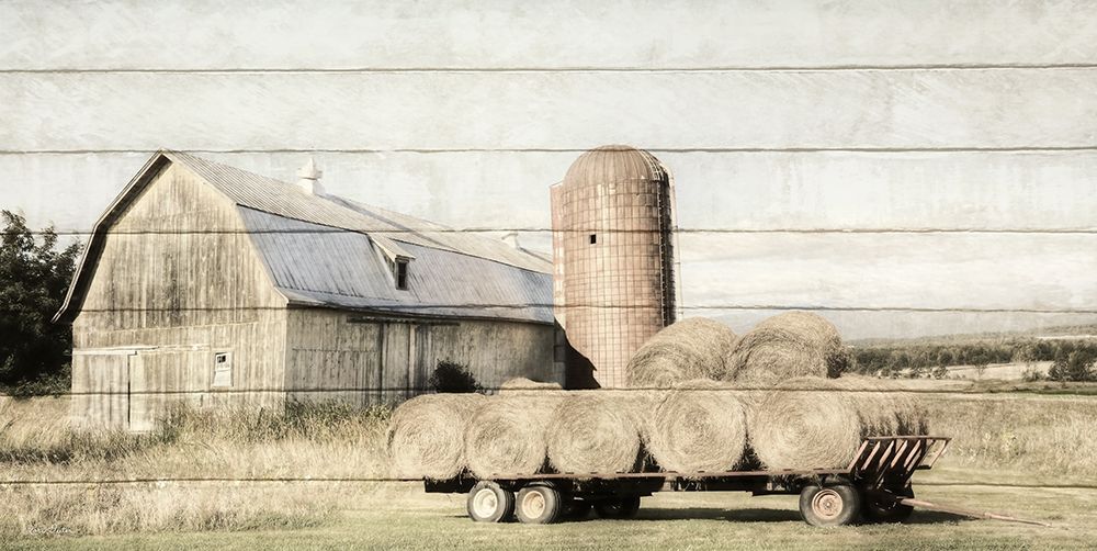 Wagon of Hay art print by Lori Deiter for $57.95 CAD