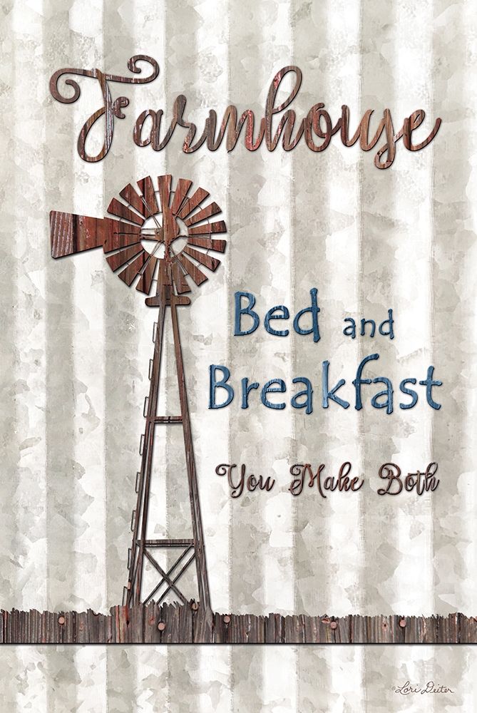 Farmhouse Bed and Breakfast art print by Lori Deiter for $57.95 CAD