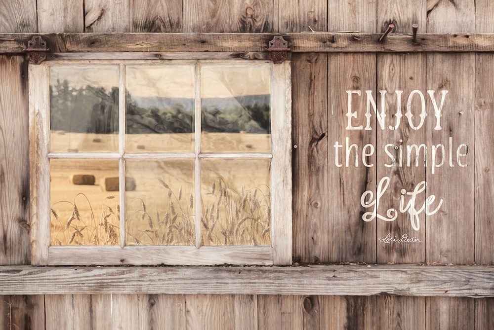 Enjoy the Simple Life art print by Lori Deiter for $57.95 CAD