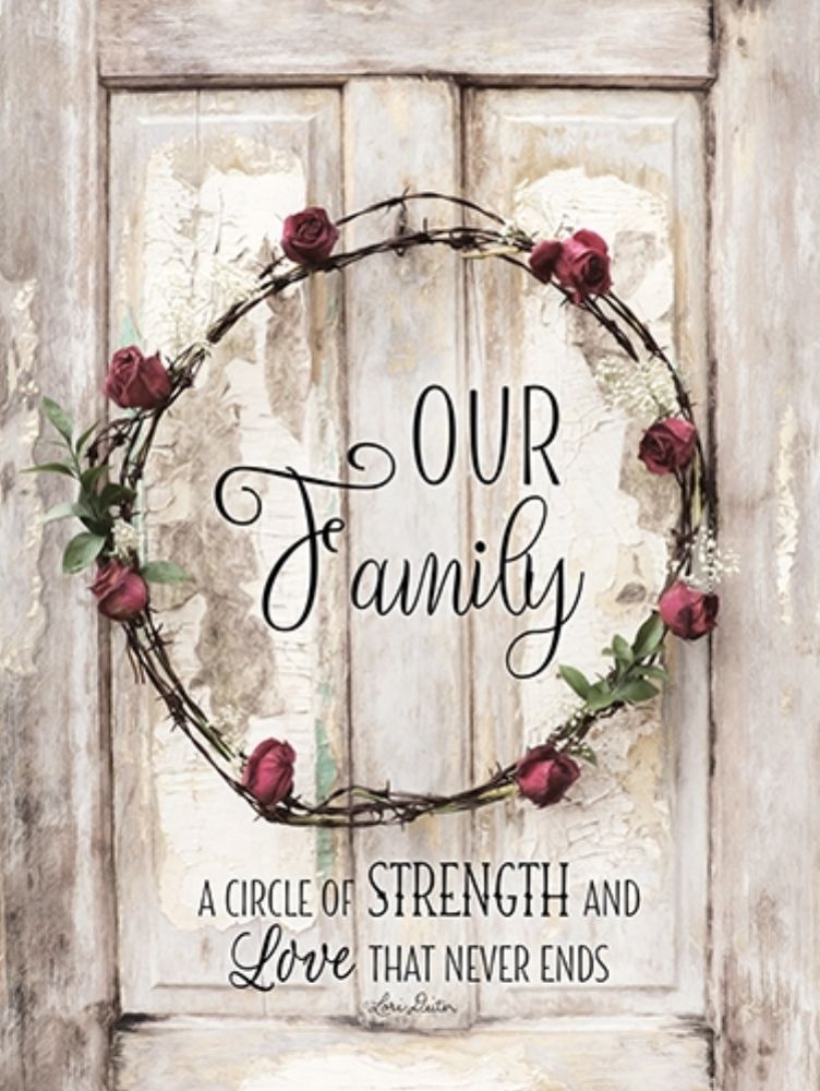 Our Family art print by Lori Deiter for $57.95 CAD