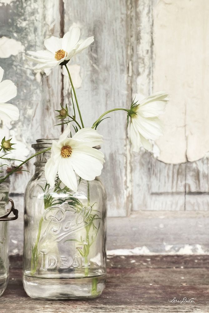White Blossoms art print by Lori Deiter for $57.95 CAD