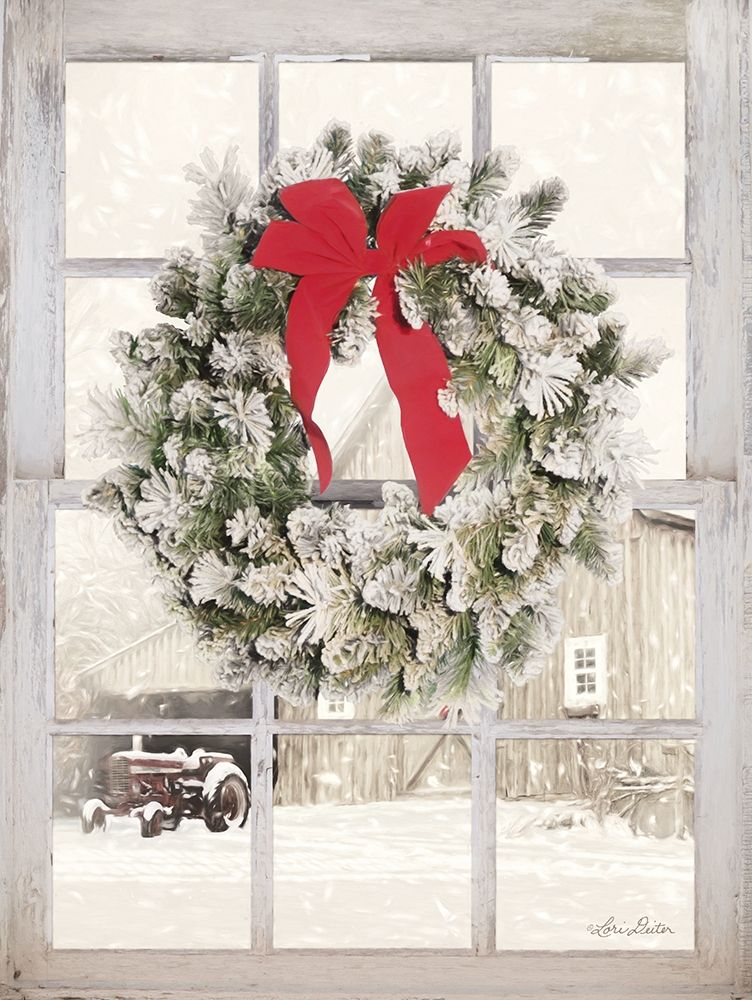 On the Farm Window View art print by Lori Deiter for $57.95 CAD