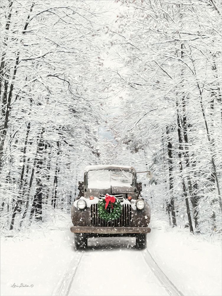 Antique Christmas art print by Lori Deiter for $57.95 CAD