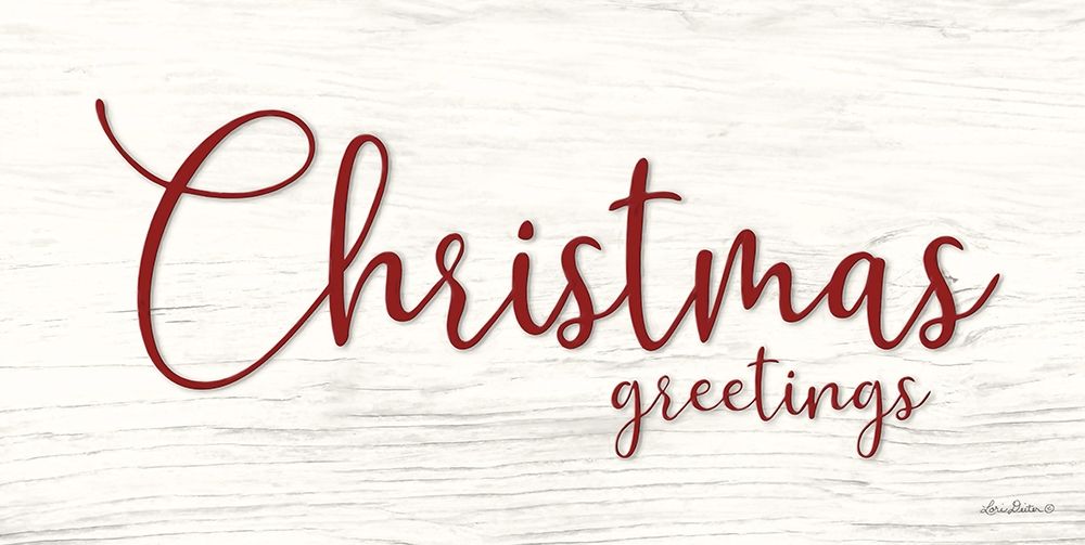 Christmas Greetings art print by Lori Deiter for $57.95 CAD