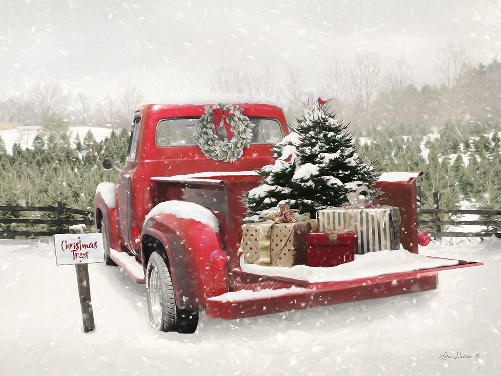 Truck Full of Presents art print by Lori Deiter for $57.95 CAD