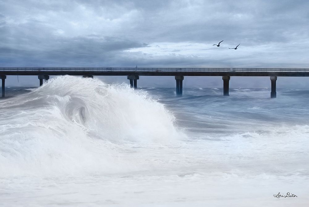Blue Wave art print by Lori Deiter for $57.95 CAD
