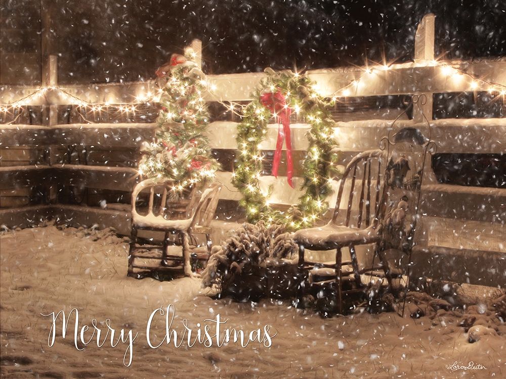 Merry Christmas art print by Lori Deiter for $57.95 CAD