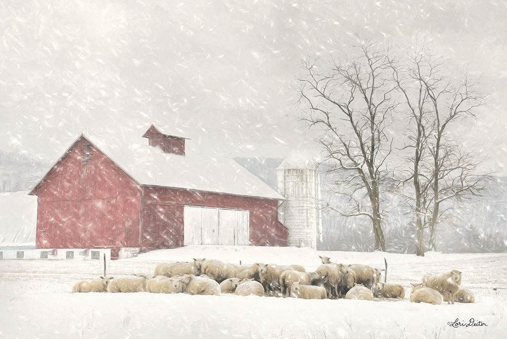 Talk is Sheep art print by Lori Deiter for $57.95 CAD