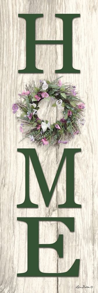 Spring Home Wreath art print by Lori Deiter for $57.95 CAD