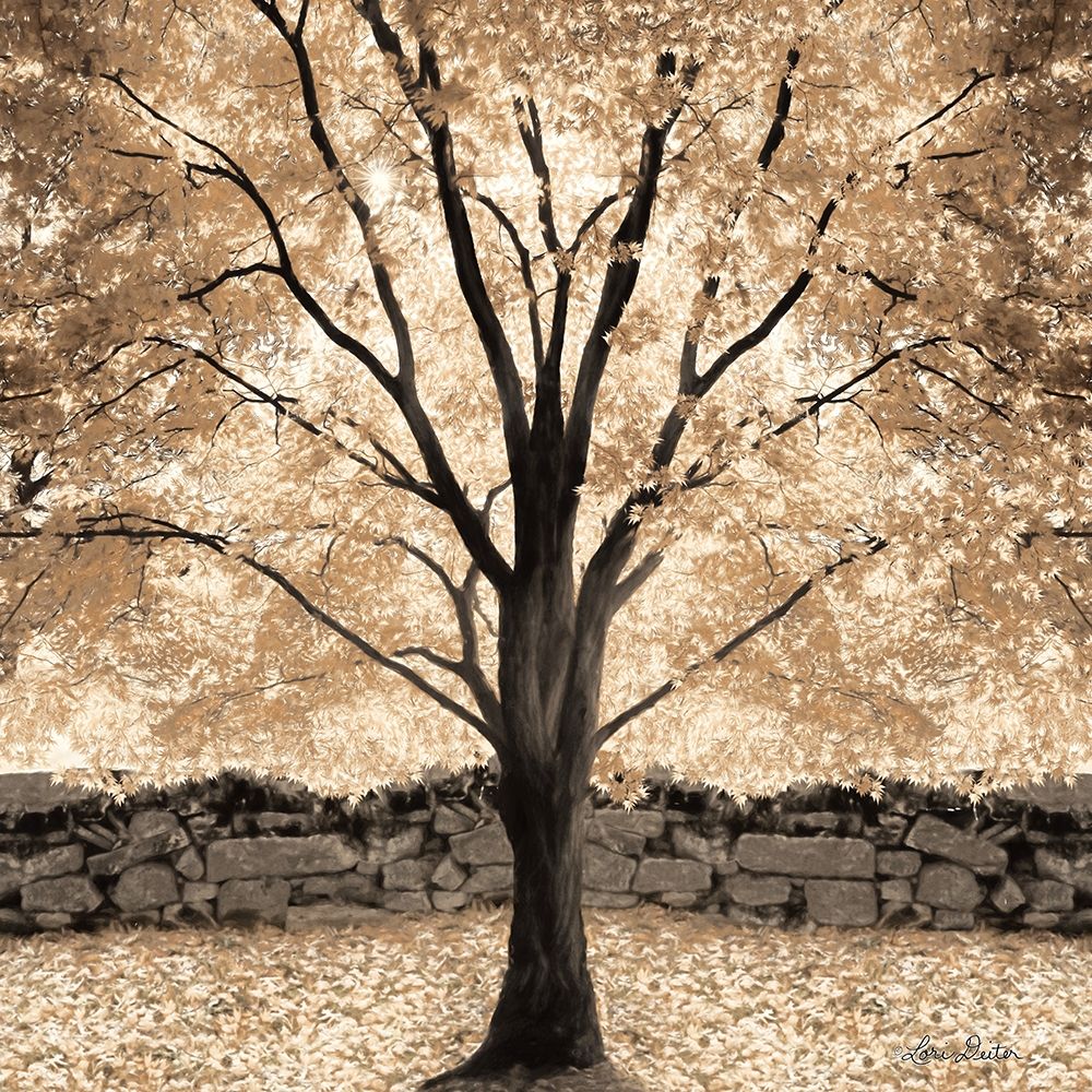 Gold Canopy Tree art print by Lori Deiter for $57.95 CAD