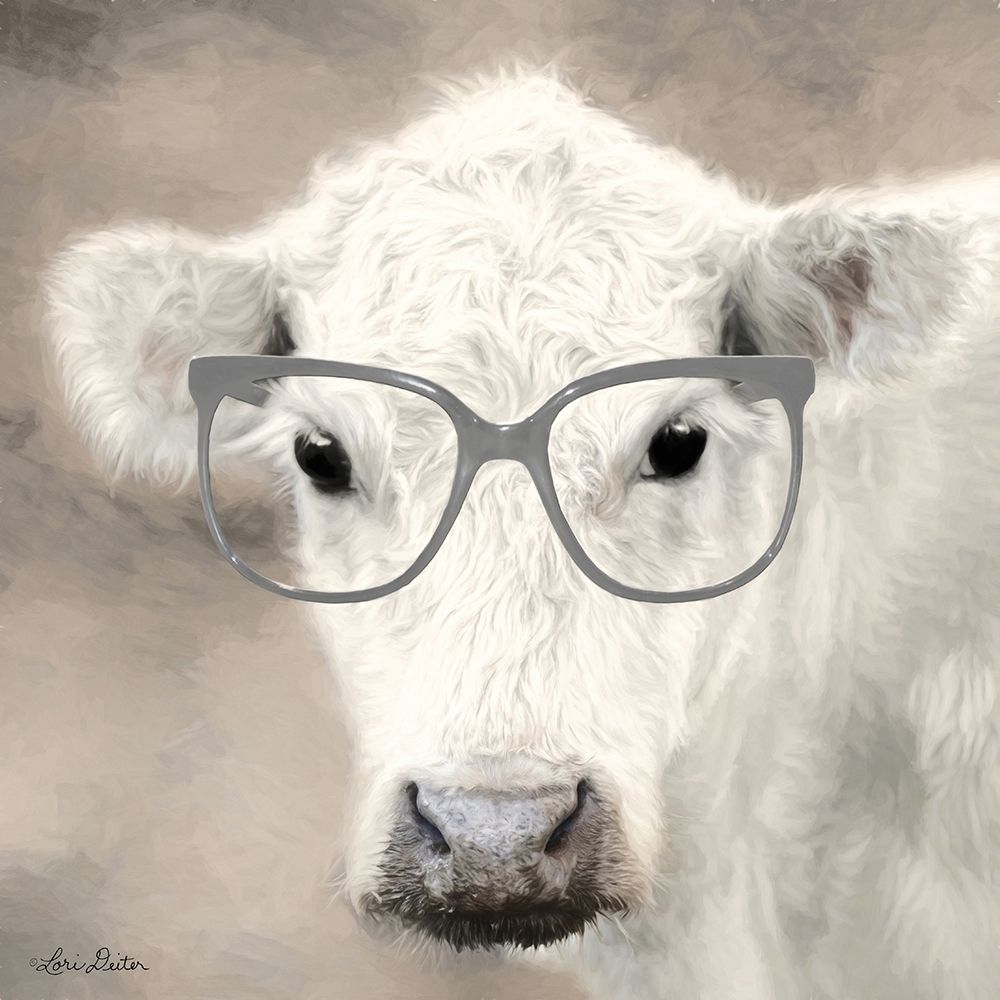 See Clearly Cow art print by Lori Deiter for $57.95 CAD