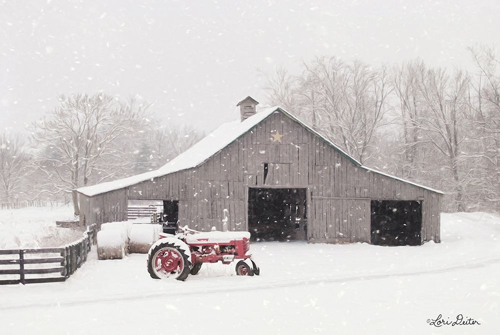 Tractor for Sale art print by Lori Deiter for $57.95 CAD
