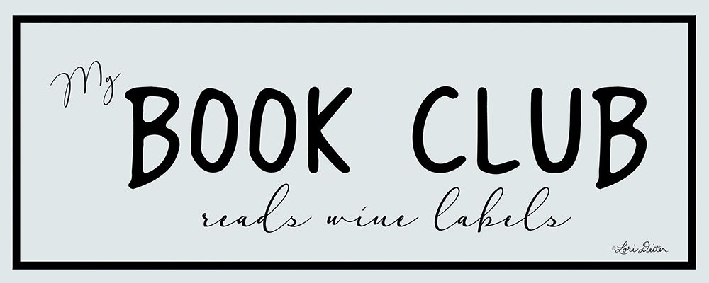 My Book Club art print by Lori Deiter for $57.95 CAD