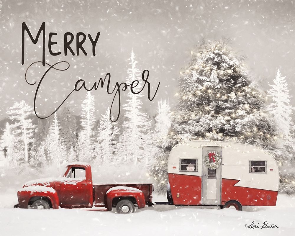 Merry Camper art print by Lori Deiter for $57.95 CAD