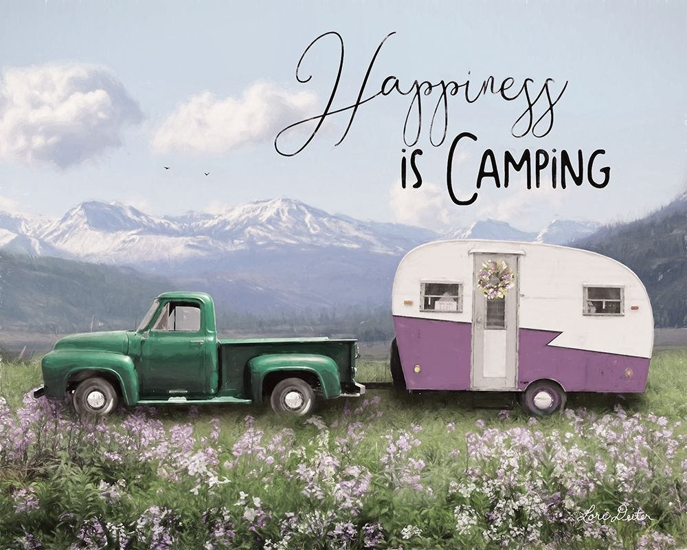 Spring Camping I art print by Lori Deiter for $57.95 CAD