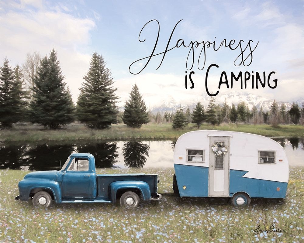 Spring Camping II art print by Lori Deiter for $57.95 CAD