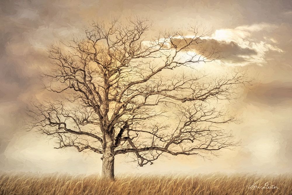Golden Tree art print by Lori Deiter for $57.95 CAD