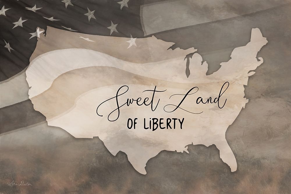 Sweet Land of Liberty art print by Lori Deiter for $57.95 CAD