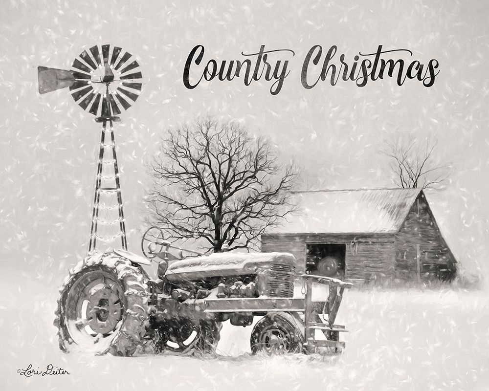 Country Christmas art print by Lori Deiter for $57.95 CAD