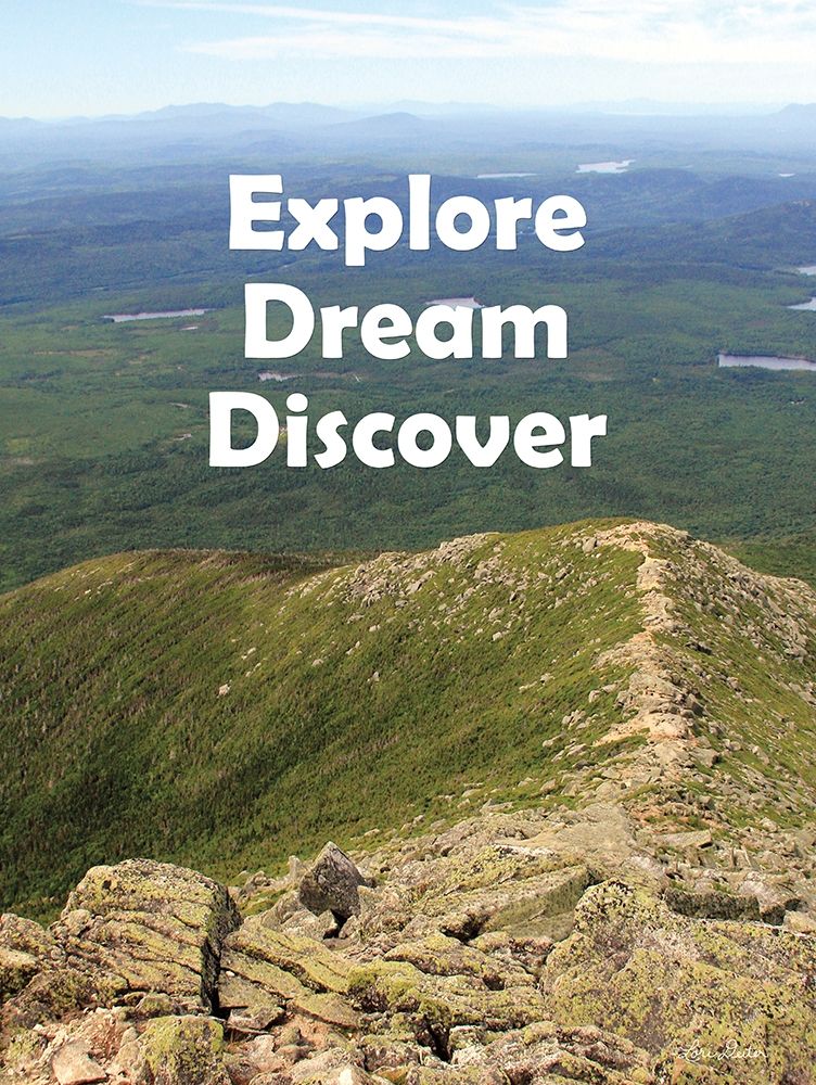 Explore Dream Discover art print by Lori Deiter for $57.95 CAD