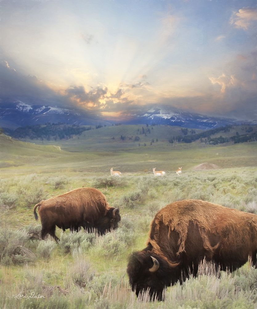 Great American West art print by Lori Deiter for $57.95 CAD