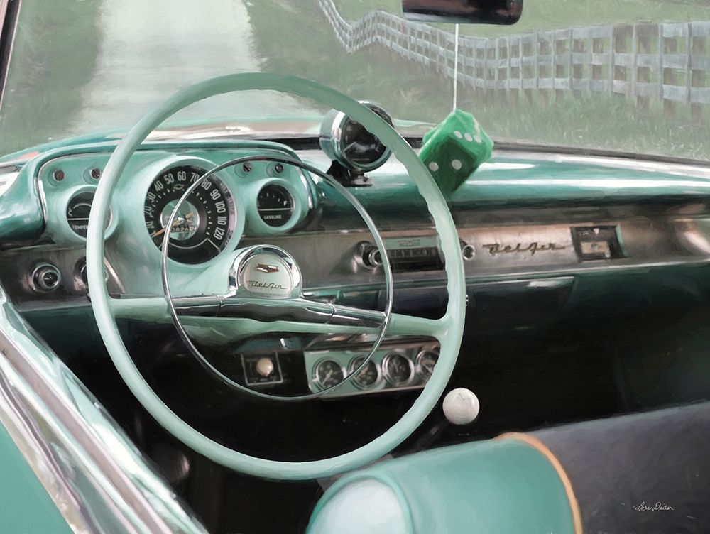 1957 Chevy Bel-Air art print by Lori Deiter for $57.95 CAD