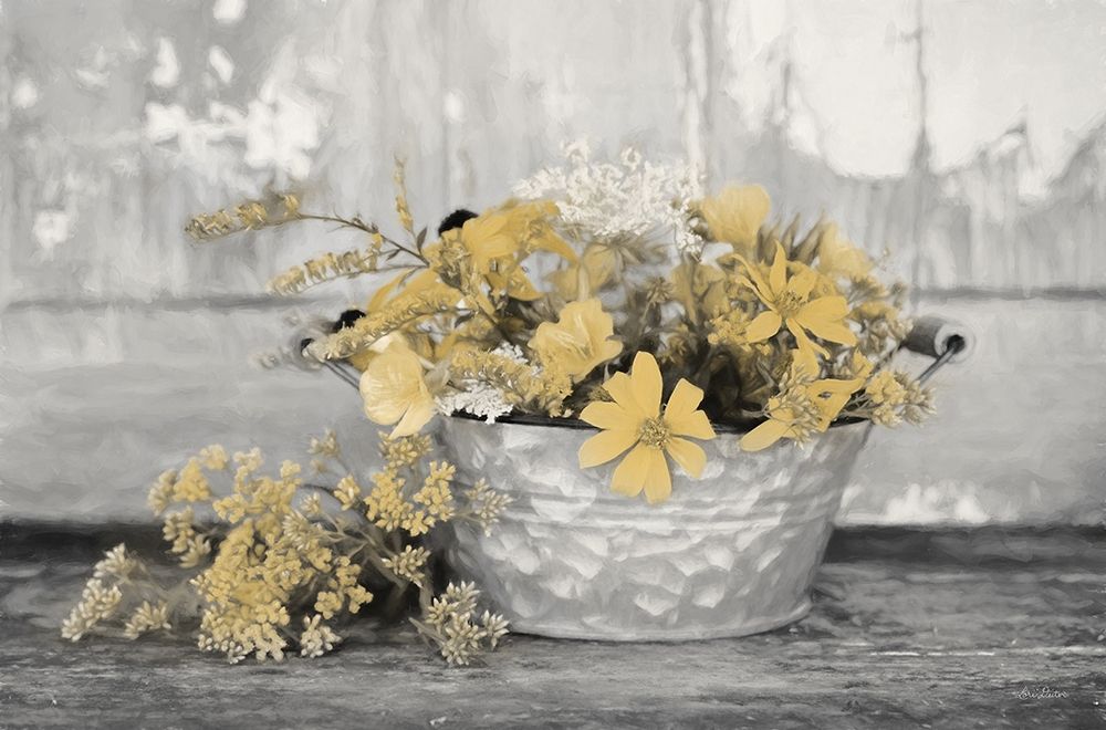 Gold Wildflowers I art print by Lori Deiter for $57.95 CAD
