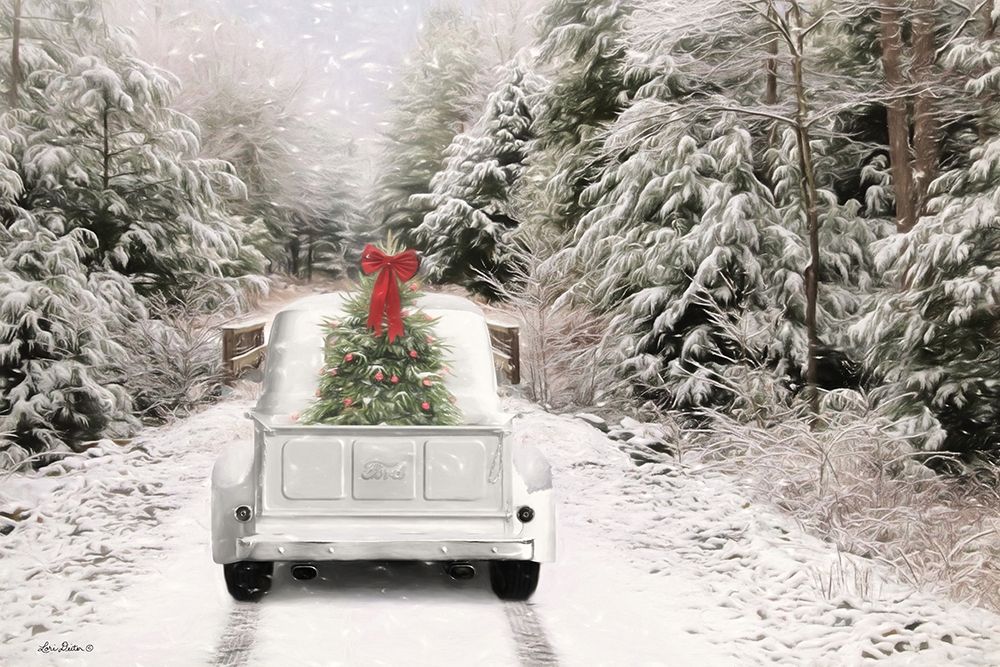 Picking Up the Tree art print by Lori Deiter for $57.95 CAD