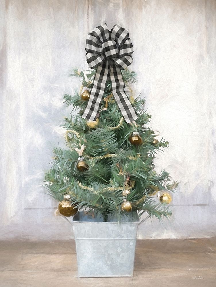 Buffalo Plaid Mini Tree art print by Lori Deiter for $57.95 CAD