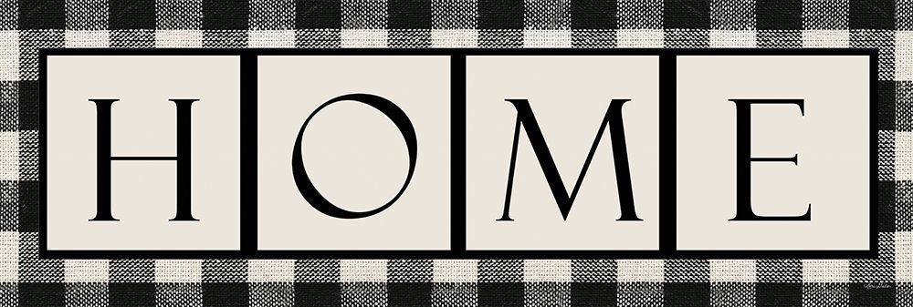 Buffalo Plaid Home art print by Lori Deiter for $57.95 CAD