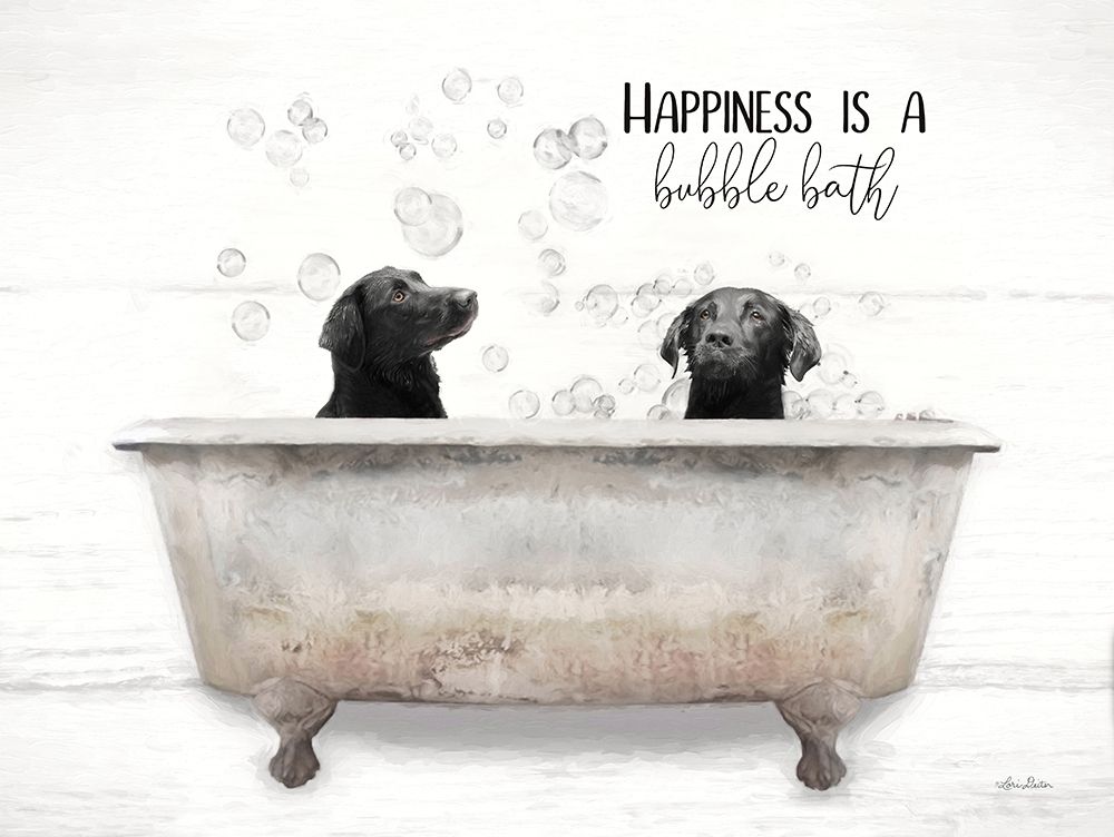Happiness is a Bubble Bath art print by Lori Deiter for $57.95 CAD