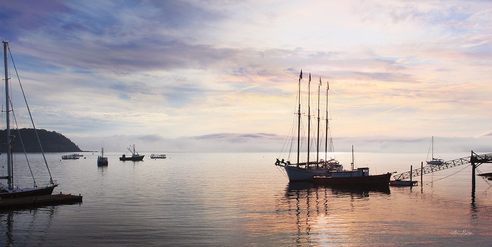 Bar Harbor Silhouettes art print by Lori Deiter for $57.95 CAD