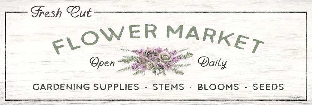 Flower Market art print by Lori Deiter for $57.95 CAD