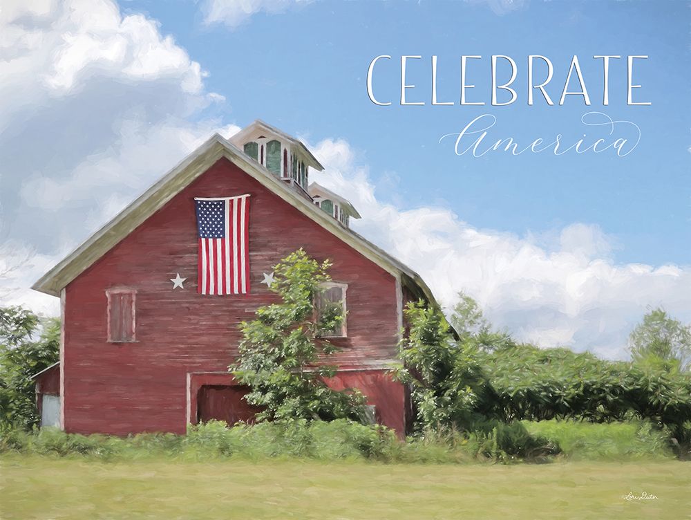 Celebrate America art print by Lori Deiter for $57.95 CAD
