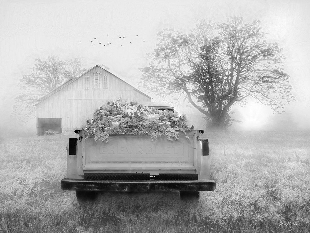Foggy Morning Sunrise art print by Lori Deiter for $57.95 CAD