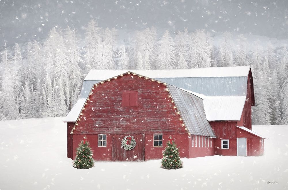 Red Christmas art print by Lori Deiter for $57.95 CAD