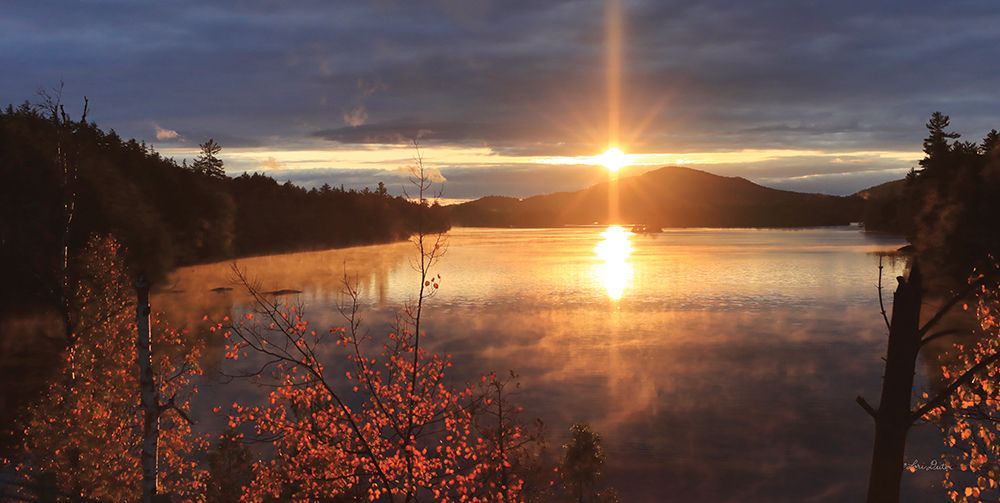 Saranac Lake Sunset art print by Lori Deiter for $57.95 CAD