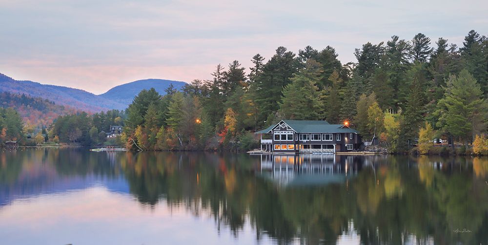 Mirror Lake Sunset Reflections art print by Lori Deiter for $57.95 CAD
