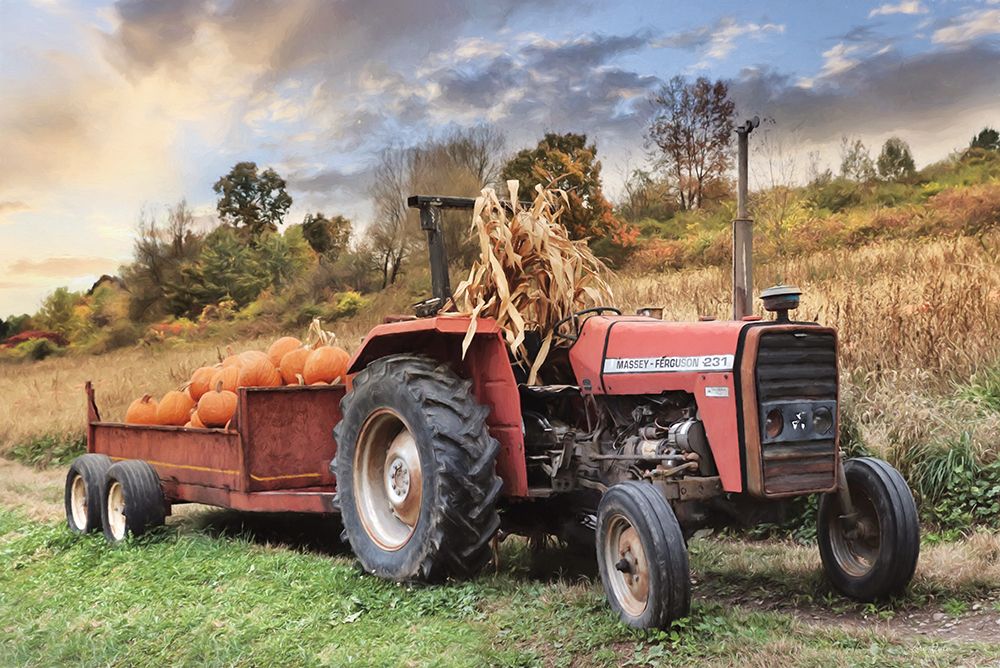 Pumpkin Harvest art print by Lori Deiter for $57.95 CAD